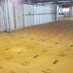 Floor surface protection during construction