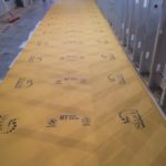 Floor surface protection during construction