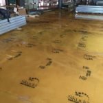 Floor surface protection during construction