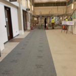 Floor surface protection during construction