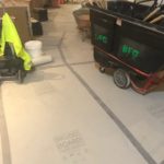 Floor surface protection during construction