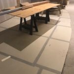 Floor surface protection during construction