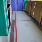 Floor surface protection during construction