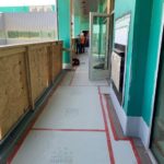 Floor surface protection during construction