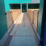 Floor surface protection during construction