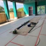 Floor surface protection during construction