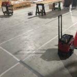 Floor surface protection during construction