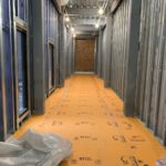 Floor surface protection during construction