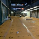 Floor surface protection during construction