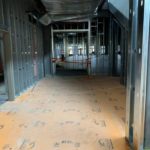 Floor surface protection during construction