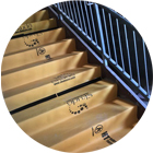 Exposed Concrete Stairs