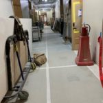 Floor surface protection during construction