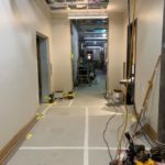 Floor surface protection during construction