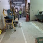 Floor surface protection during construction