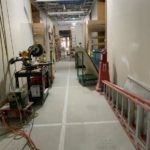 Floor surface protection during construction