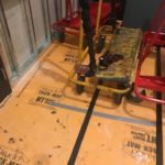 Floor surface protection during construction