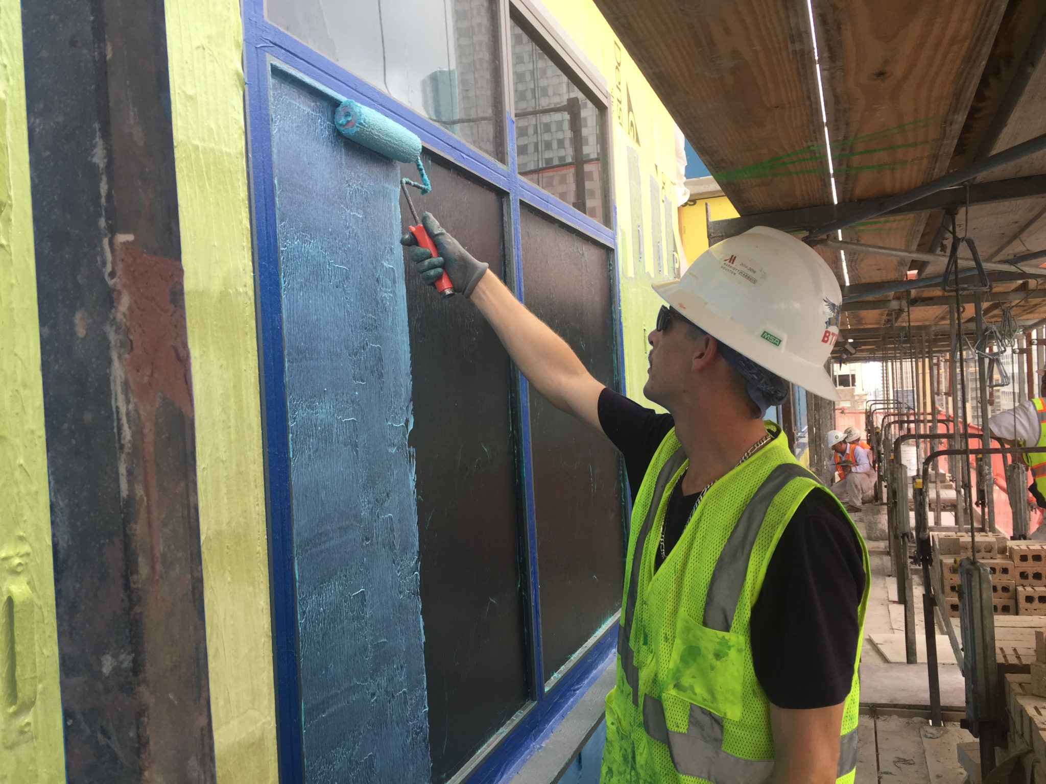 Window Safe Paint Temporary Window Glass Protection Film During Construction