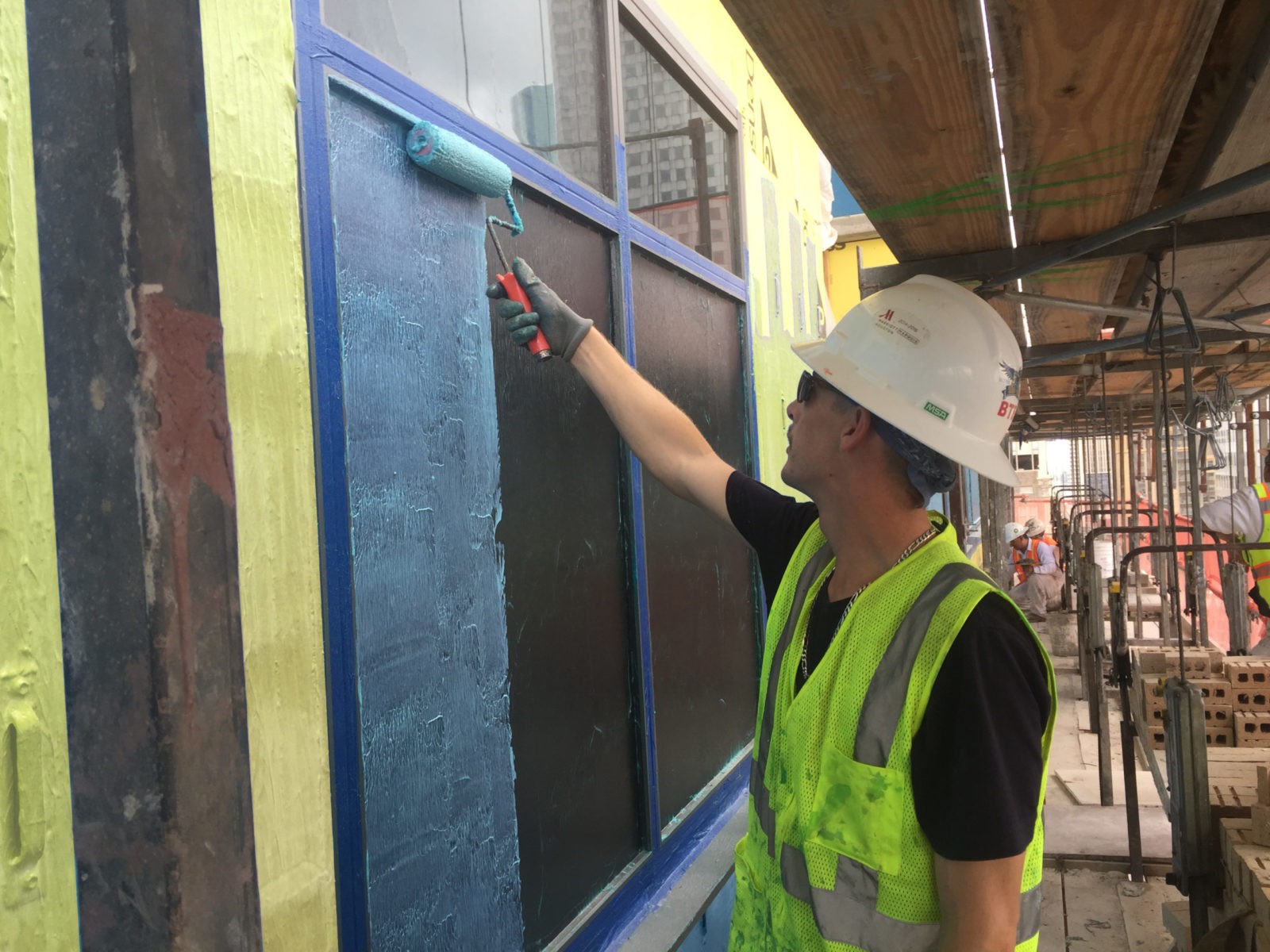Temporary Window Glass Protection Film During Construction