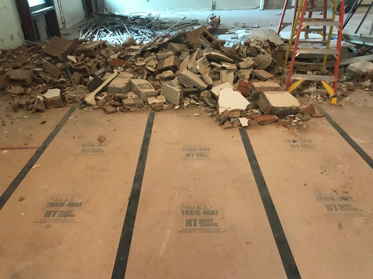 construction temporary floor protection