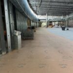 Skudo HT Commercial System placed over concrete and under steel framing